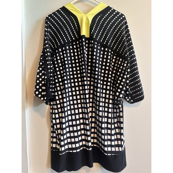 Joseph Ribkoff Open Front Short Sleeve Kimono Cardigan Coverup Size 14 - Picture 6 of 11